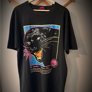 Vintage 1989 WWF Black Panther Tee – XL – Single Stitch